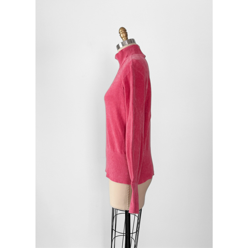 Just Female Adelet Knit Mock Neck Sweater in Rose Pink Velvet-like Soft - Picture 6 of 13